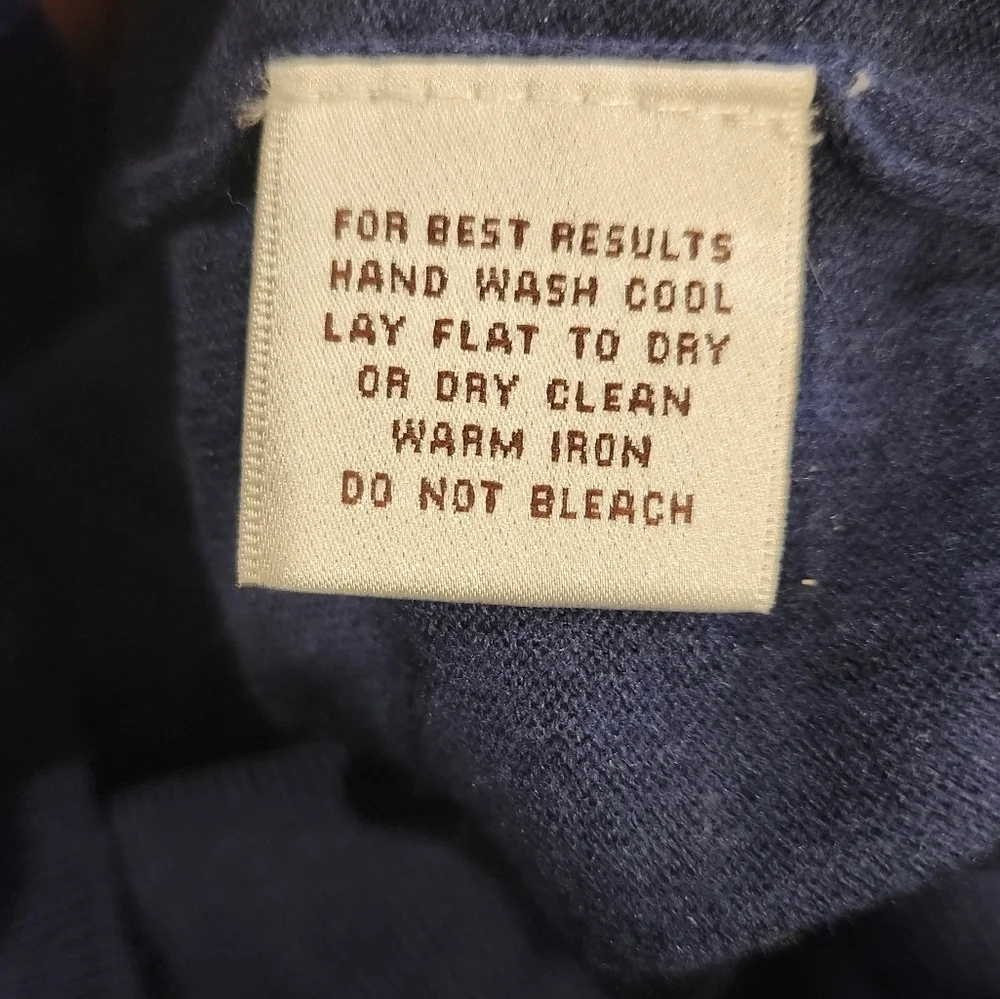 Peter Millar Sweater Blue Size Large 20% Silk